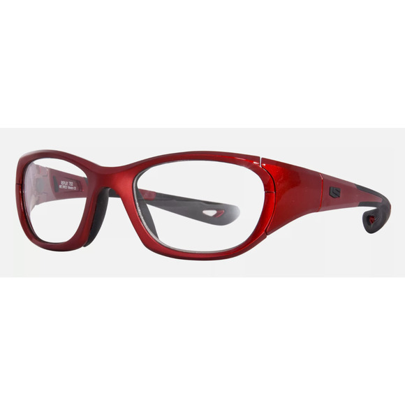 LIBERTY SPORT ASTM F803 MATTE RED FADE EYEGLASSES SUNGLASSES FRAME 55-20-130 - Picture 3 of 5